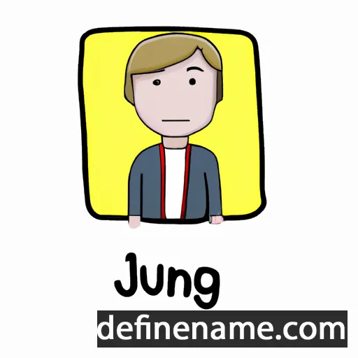 cartoon of the name Jung