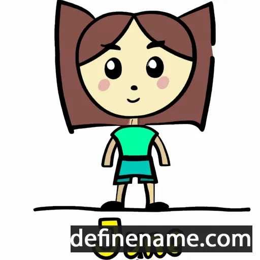 cartoon of the name Juni