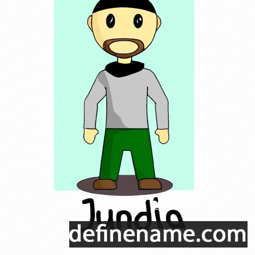 cartoon of the name Juniaid