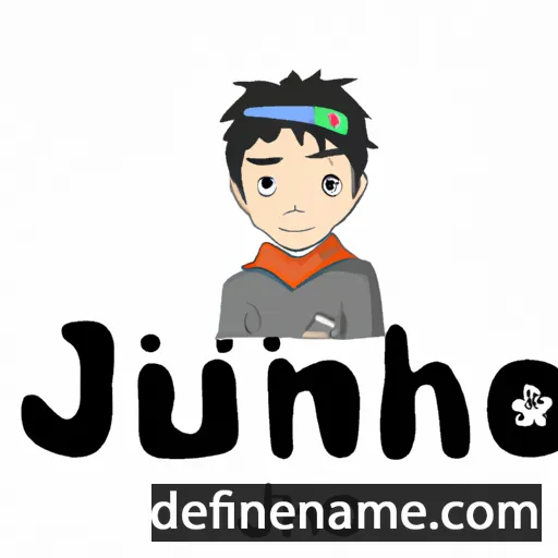 cartoon of the name Junichiro