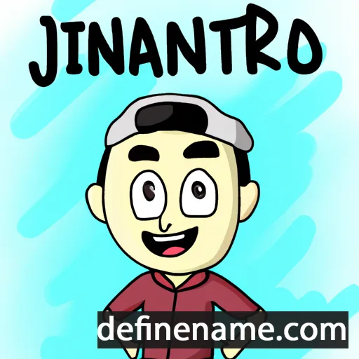 cartoon of the name Juniharto