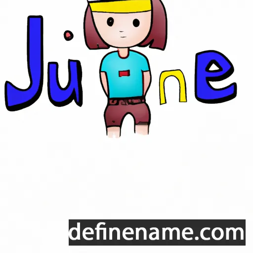 Junije cartoon