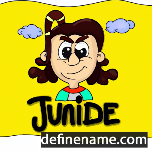 cartoon of the name Junilde