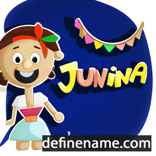 cartoon of the name Junina