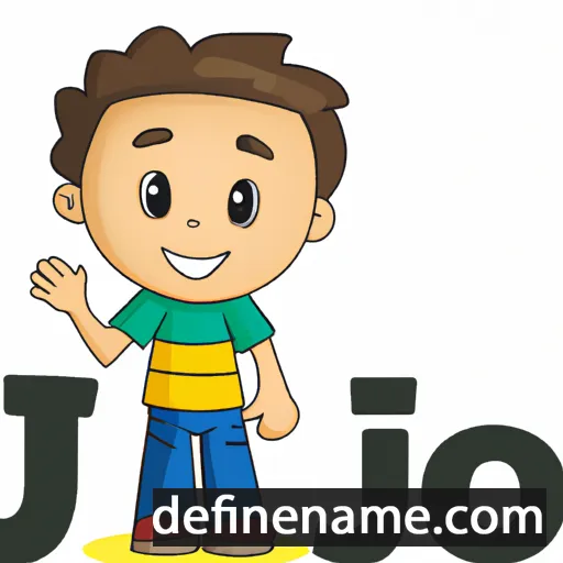 cartoon of the name Junio