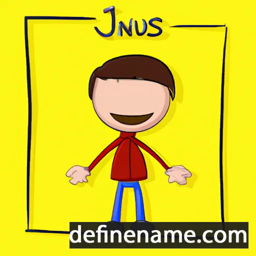 cartoon of the name Junis