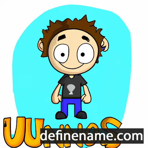 cartoon of the name Junis