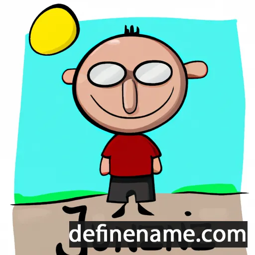 cartoon of the name Juniusz