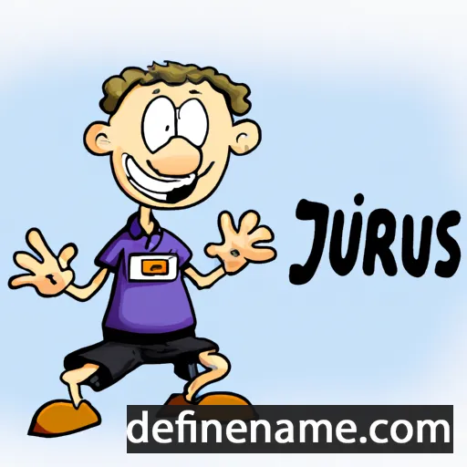 cartoon of the name Jurijs