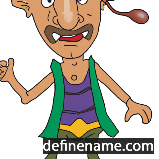 cartoon of the name Jurja