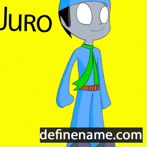 cartoon of the name Juro