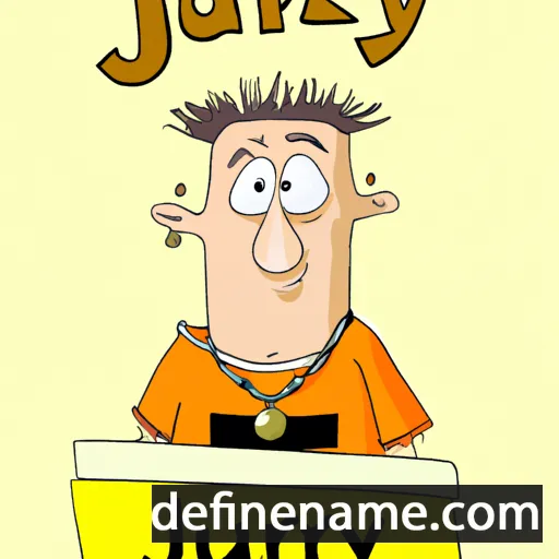 cartoon of the name Juryj