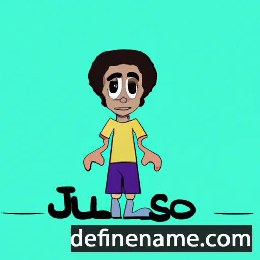 cartoon of the name Jusélio