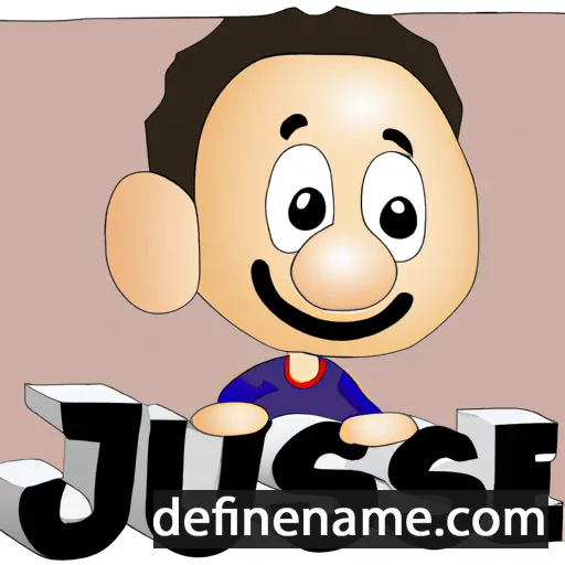 cartoon of the name Jusef