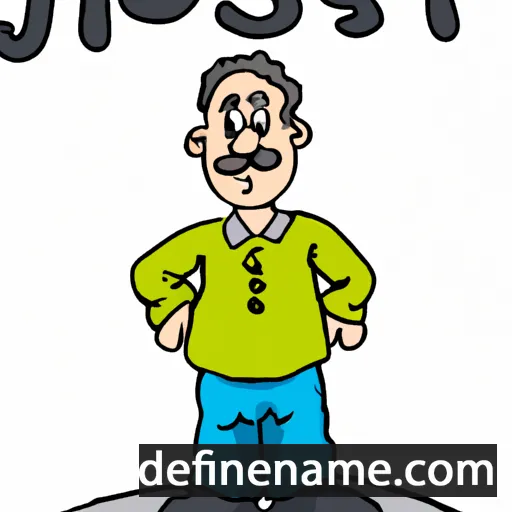 cartoon of the name Jusof