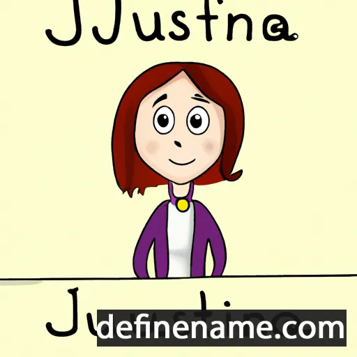 Justîna cartoon