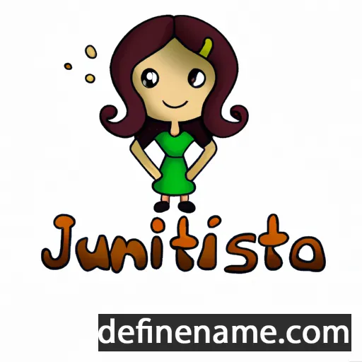 cartoon of the name Justinià