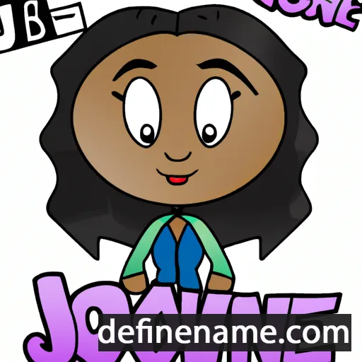 cartoon of the name J'vonne