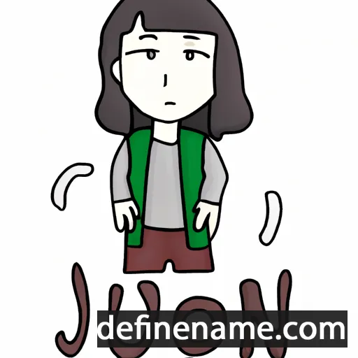 cartoon of the name Ju-yeon