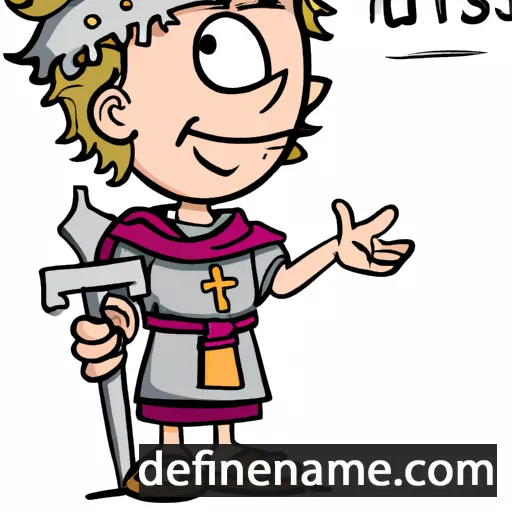 cartoon of the name Justinianus