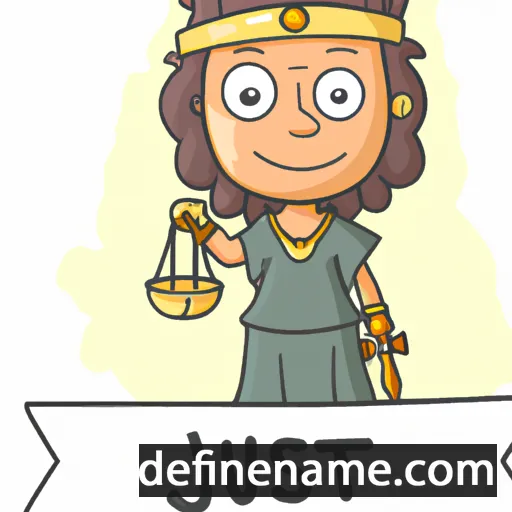 Justitia cartoon