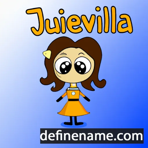 cartoon of the name Juvelita