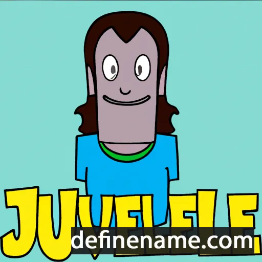 cartoon of the name Juvelle