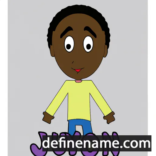 cartoon of the name Juvon