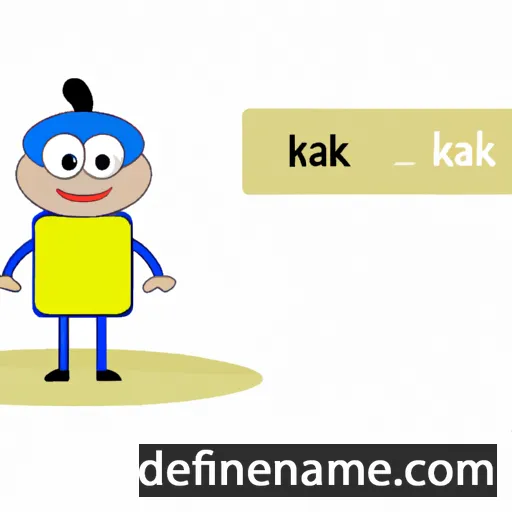 Kâkâĸ cartoon