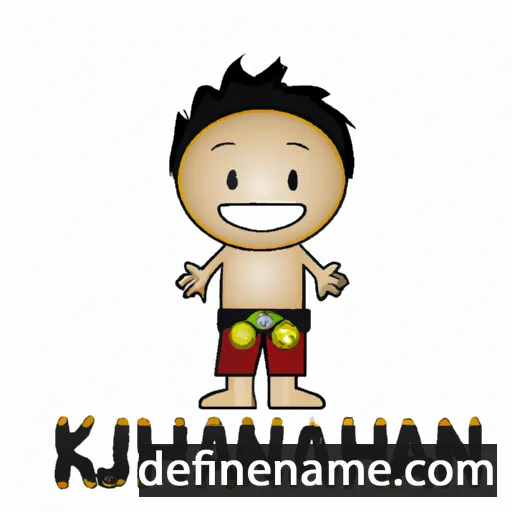 cartoon of the name Kahananui