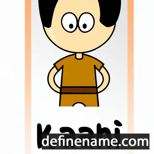 cartoon of the name Kahar