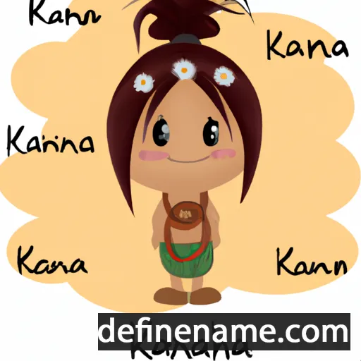 Kahena cartoon