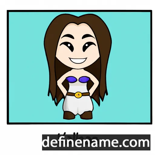 cartoon of the name Kahlan