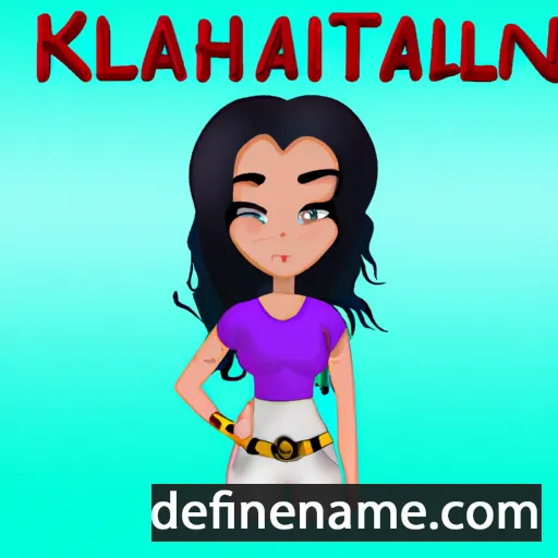 Kahlani cartoon