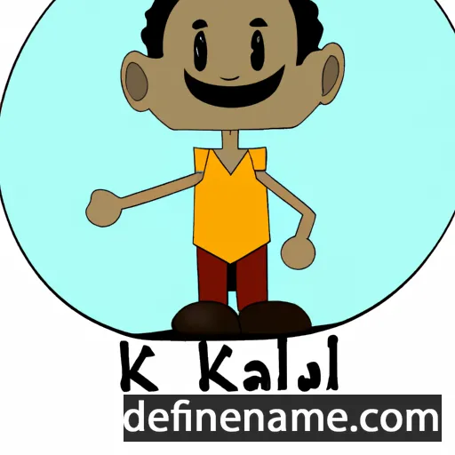 cartoon of the name Kahlil