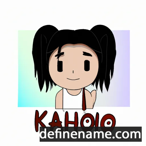 Kahono cartoon