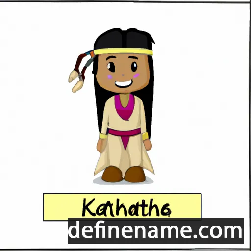 cartoon of the name Kahwihta