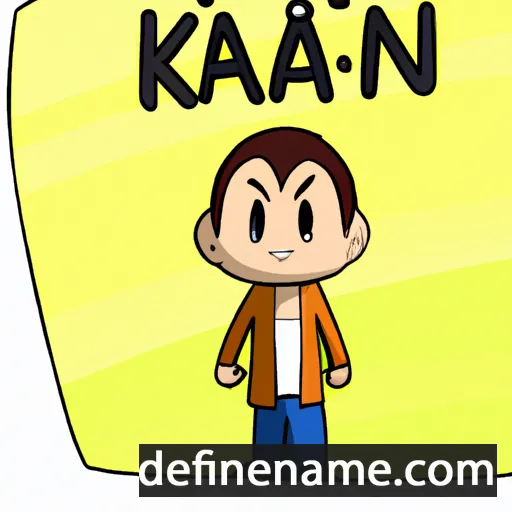 cartoon of the name Kaïn