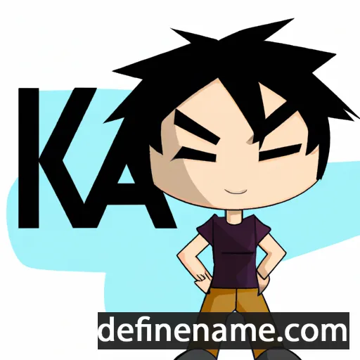 cartoon of the name Kai