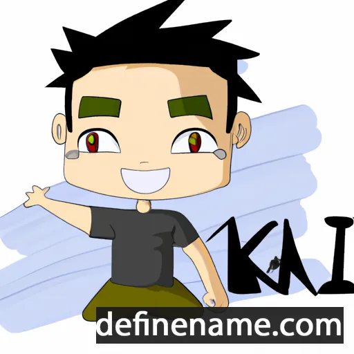 cartoon of the name Kai