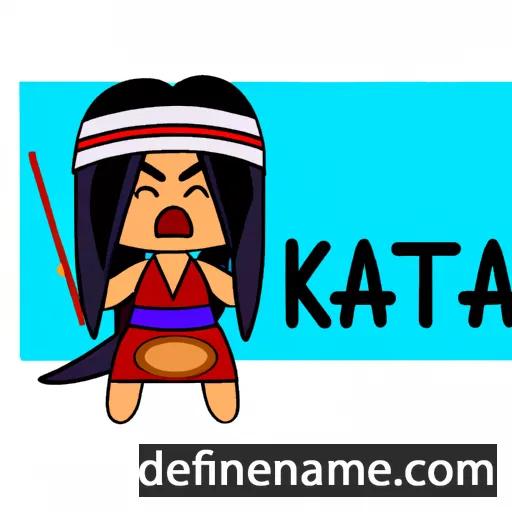 cartoon of the name Kaia’titáhkhe