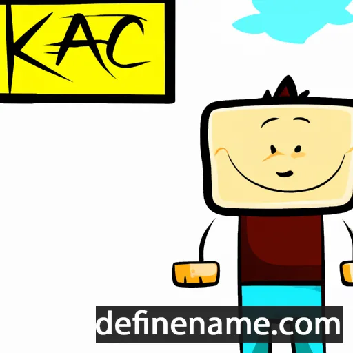 cartoon of the name Kaic