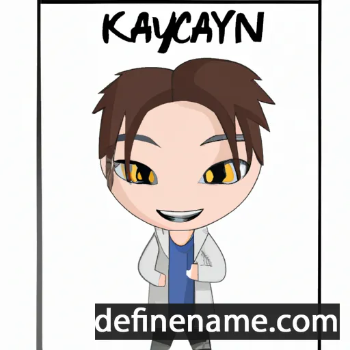 cartoon of the name Kaicyn