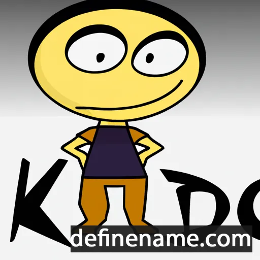 cartoon of the name Kaid