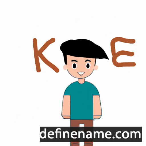 cartoon of the name Kaie