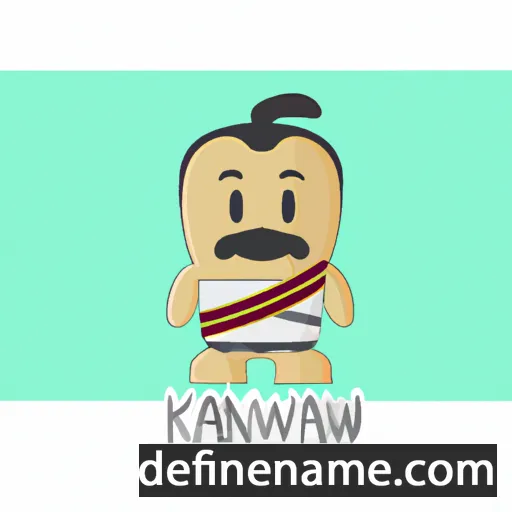 cartoon of the name Kaiennenhawi