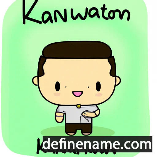 cartoon of the name Kaientaronkwen