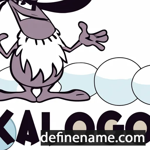 cartoon of the name Kaigal-ool