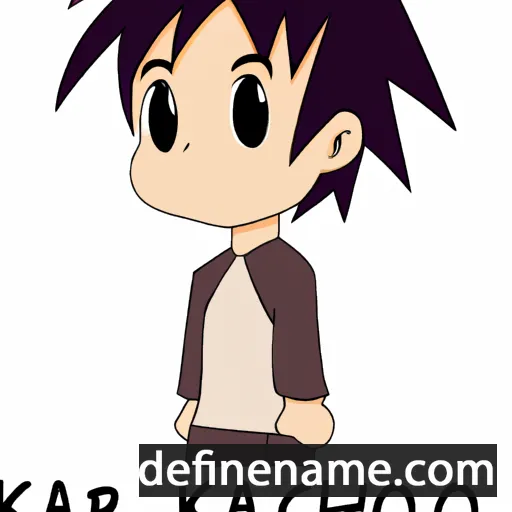 cartoon of the name Kaiichirou