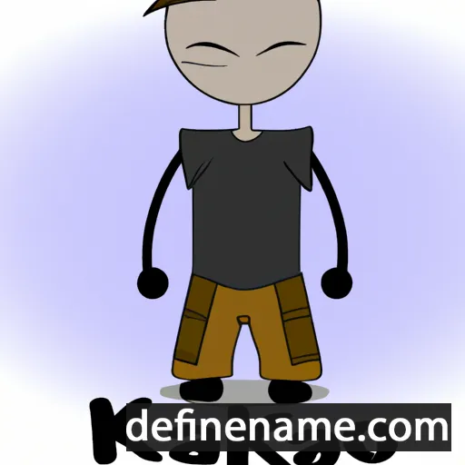 cartoon of the name Kaik